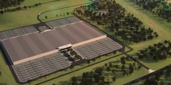 Aerial view of Louisiana industrial facility representing a record investment year